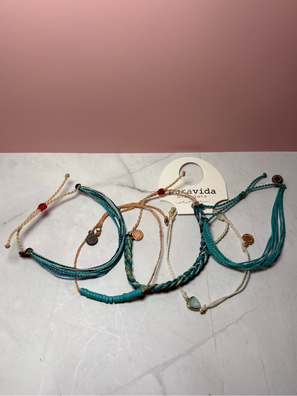 🩵 Pura Vida Bracelets Set of 5
